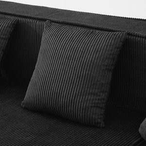 English Elm Swivel Barrel Accent Chair Chenille Tufted Round Club Seat for Living Room Lounge Black N719S002220B