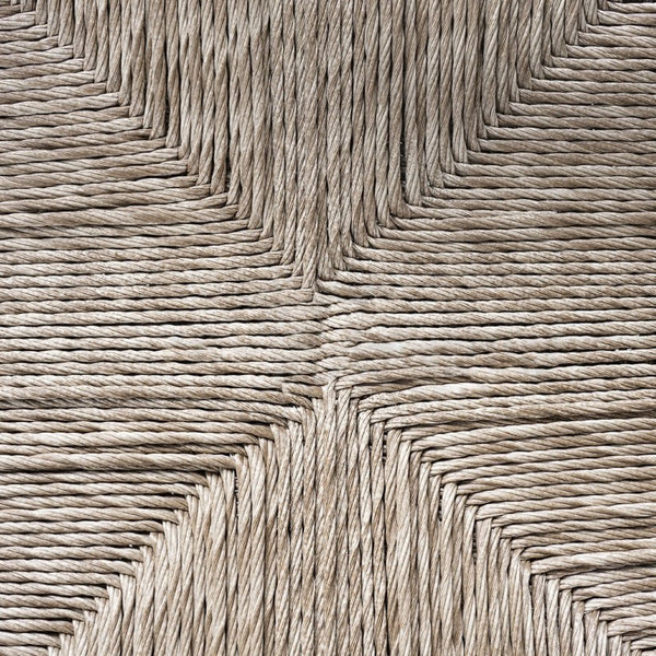English Elm 5-piece Outdoor Dining Set Round Acacia Wood Table with Handwoven Wicker Armchairs Brown N770PS5345269D
