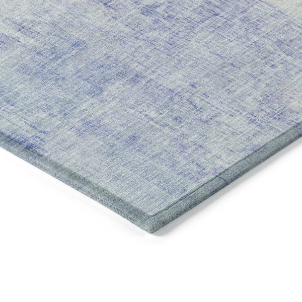 HomeRoots 10' Sky Blue & Lavender Abstract Washable Area Rug - Stylish Indoor/Outdoor Décor for Any Space 620070