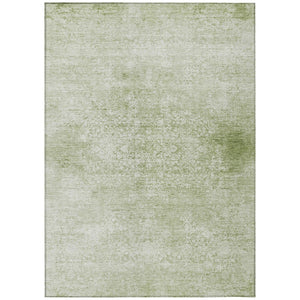 HomeRoots 5' X 8' Sage Floral Medallion Rug - Stylish Indoor/Outdoor Washable Area Rug for High-Traffic Spaces 620228