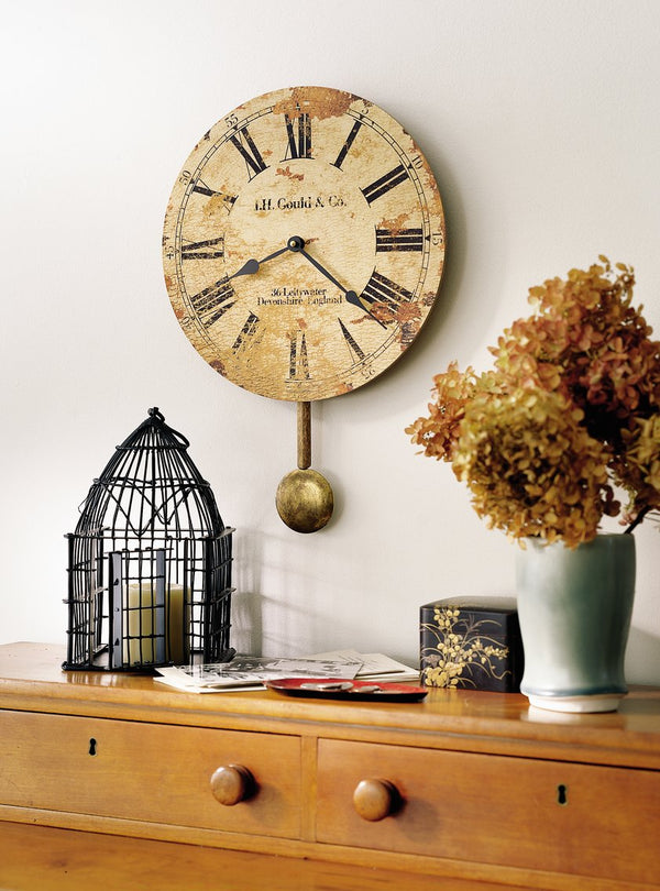Hekman Furniture 620257 Elegant Antique Wall Clock By Howard Miller - A Timeless Tribute To Devonshire Heritage  J.H. Gould And Co. Ii Wall Clock 620257