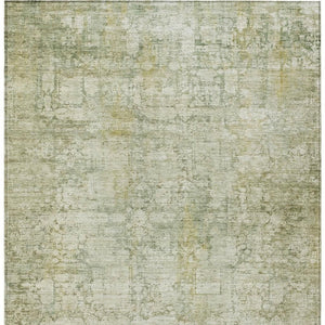 HomeRoots 8' X 10' Beige and Ivory Abstract Area Rug - Stylish, Durable, Machine Washable for Indoor & Outdoor Use 620260