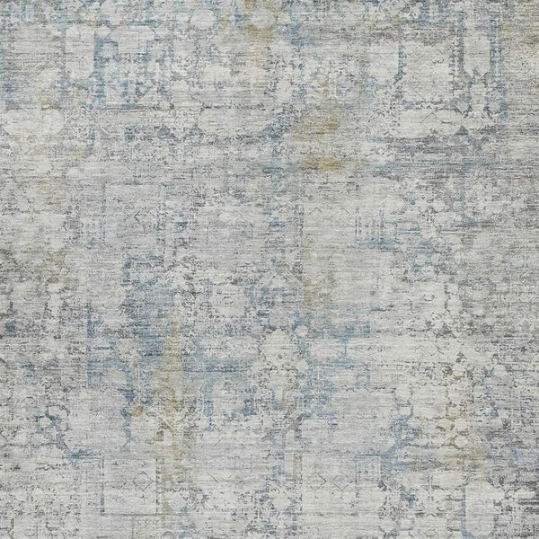 HomeRoots 5' X 8' Abstract Linen and Ivory Area Rug - Washable, Durable, Indoor/Outdoor, Modern Style for Any Space 620276