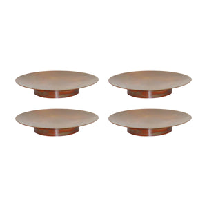 Burnham Pillar Plate - Set of 4 Small 620300/S4 Elk Home