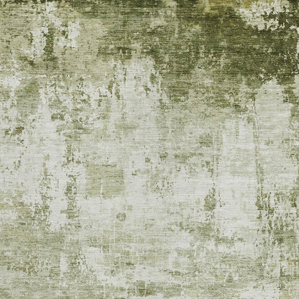 HomeRoots 5' X 8' Sage Abstract Washable Area Rug – Durable, Stylish for Indoor/Outdoor Use, Easy to Clean! 620336