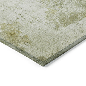 HomeRoots 5' X 8' Sage Abstract Washable Area Rug – Durable, Stylish for Indoor/Outdoor Use, Easy to Clean! 620336