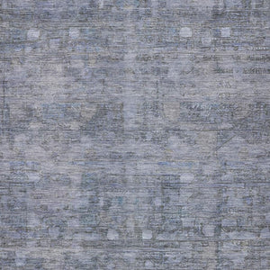 HomeRoots 9' x 12' Blue & Gray Geometric Area Rug - Stylish, Washable, Durable for Indoor & Outdoor Spaces 620369