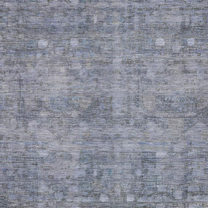 HomeRoots 10' Blue and Gray Geometric Indoor Outdoor Area Rug - Durable, Washable, Perfect for High-Traffic Spaces 620370