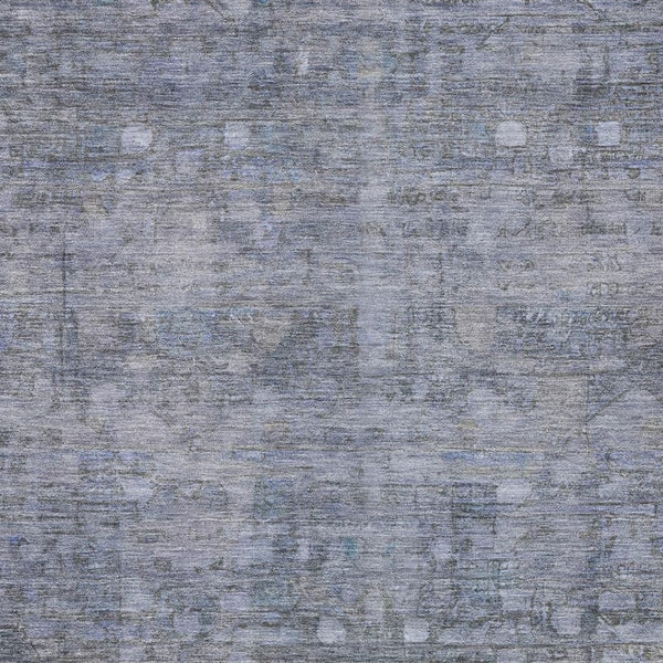 HomeRoots 10' Blue and Gray Geometric Indoor Outdoor Area Rug - Durable, Washable, Perfect for High-Traffic Spaces 620370