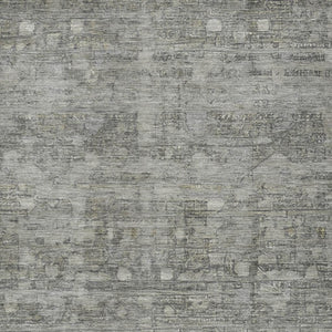 HomeRoots 5' X 8' Geometric Pewter & Gray Washable Area Rug for Indoor/Outdoor Use, Stain-Resistant & Durable 620372