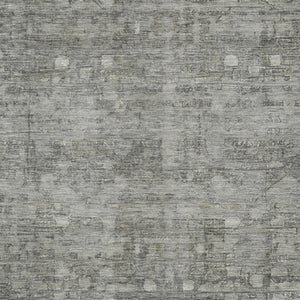 HomeRoots 8' X 10' Stylish Pewter & Gray Geometric Area Rug - Washable, Versatile for Indoor/Outdoor Use! 620374