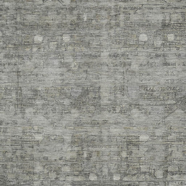 HomeRoots 8' X 10' Stylish Pewter & Gray Geometric Area Rug - Washable, Versatile for Indoor/Outdoor Use! 620374