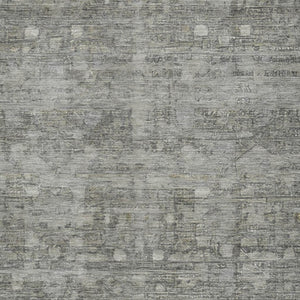 HomeRoots 9' X 12' Stylish Pewter & Gray Geometric Area Rug – Washable Indoor/Outdoor Durable Design! 620375