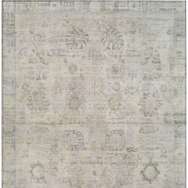 HomeRoots 5' X 8' Tribal Indoor Outdoor Area Rug - Durable, Washable, Stylish Accent for Any Space! 620390