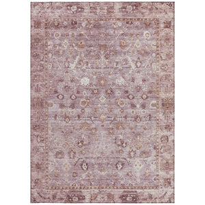 HomeRoots 5' X 8' Blush Pink and Ivory Oriental Area Rug - Stylish, Durable, Washable for Indoor & Outdoor Use 620504