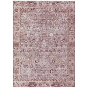 HomeRoots 5' X 8' Blush Pink and Ivory Oriental Area Rug - Stylish, Durable, Washable for Indoor & Outdoor Use 620504