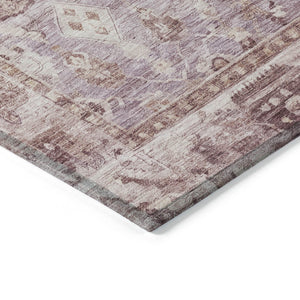 HomeRoots 5' X 8' Blush Pink and Ivory Oriental Area Rug - Stylish, Durable, Washable for Indoor & Outdoor Use 620504