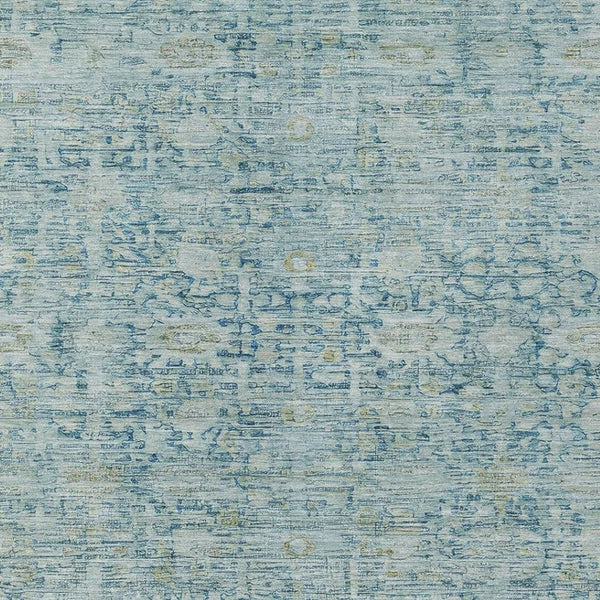 HomeRoots 9' Blue and Ivory Oriental Washable Area Rug - Durable, Stylish, Indoor/Outdoor & Easy to Clean! 620591