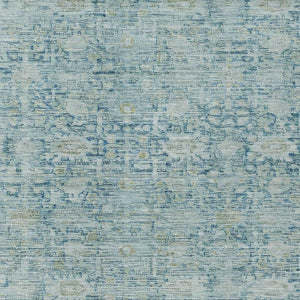 HomeRoots 10' X 14' Blue And Ivory Oriental Washable Area Rug - Durable, Stylish for Indoor & Outdoor Spaces! 620592