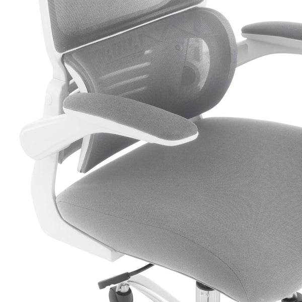OSP Home Furnishings Mesh Back Ergonomic Office Chair with Lumbar Support Headrest and Chrome Base EMW60020CHR-2