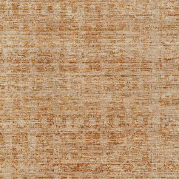 HomeRoots 10' Coral and Peach Abstract Washable Area Rug - Stylish, Durable Indoor/Outdoor Design for Any Space 620610