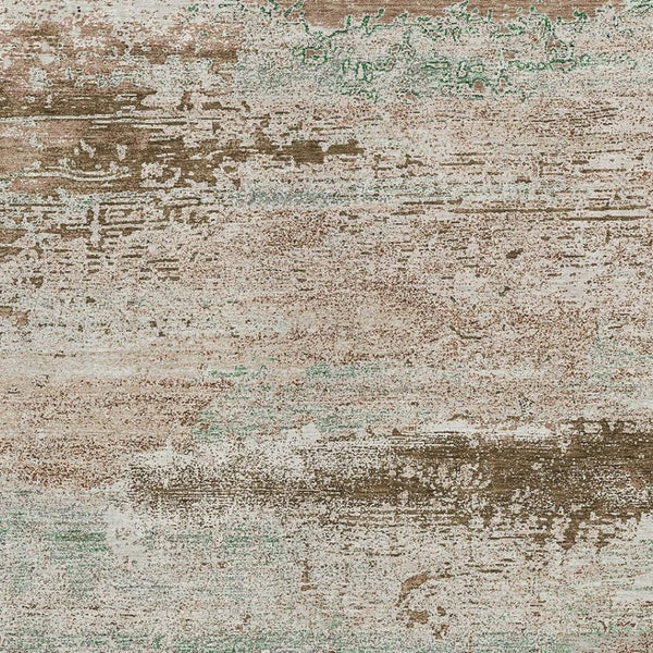 HomeRoots 8' X 10' Khaki Beige Ivory Abstract Area Rug – Washable, Durable, Stylish for Indoor & Outdoor Use 620704