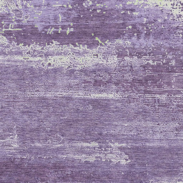 HomeRoots 8' X 10' Purple and Ivory Abstract Area Rug - Stylish, Washable, Durable for Indoor and Outdoor Spaces 620728
