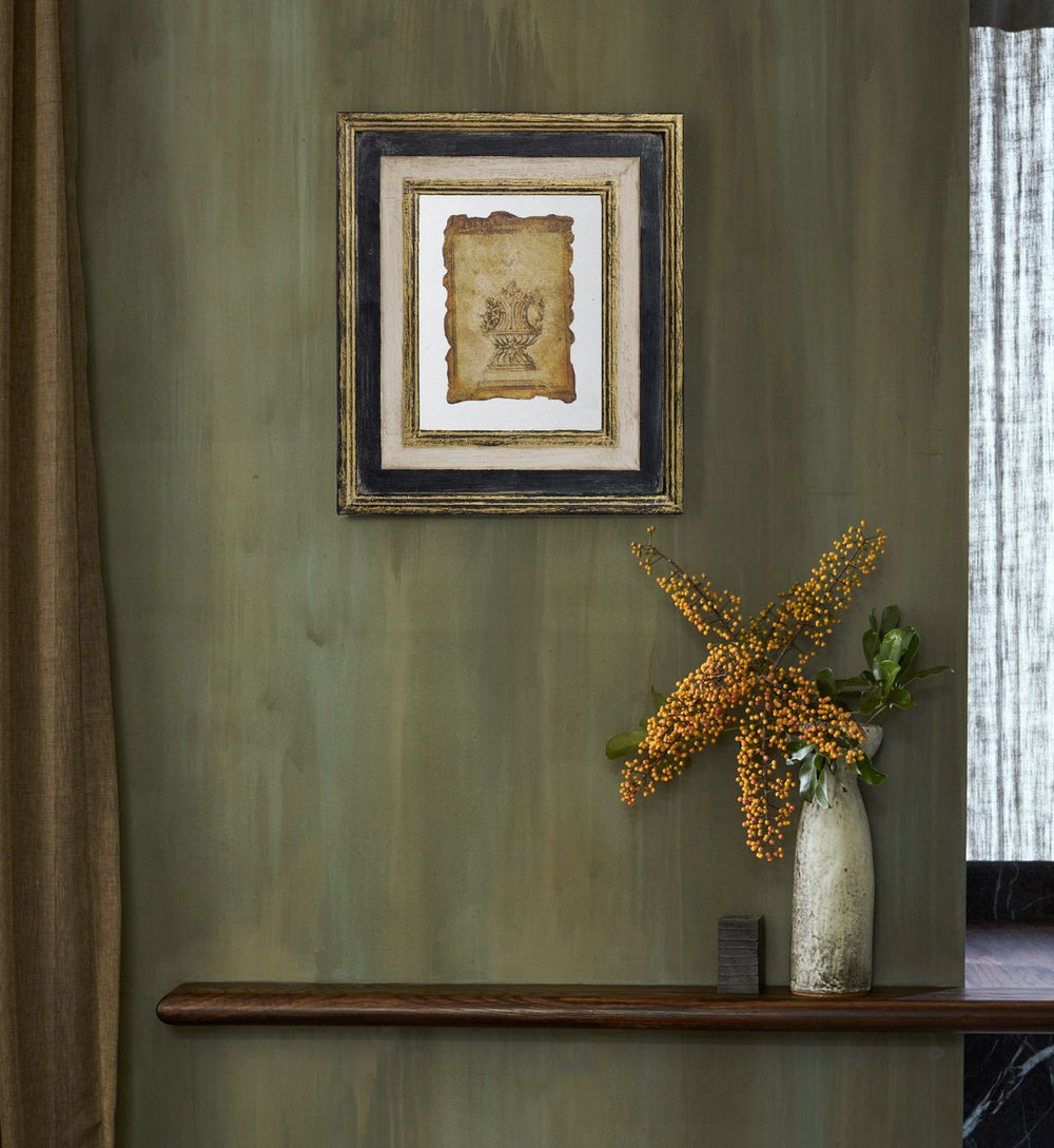 English Elm 13X15" Lucian Framed Antiqued Sculpture Print Set - Elegant Vintage Art For Timeless Home Décor W2078P223148