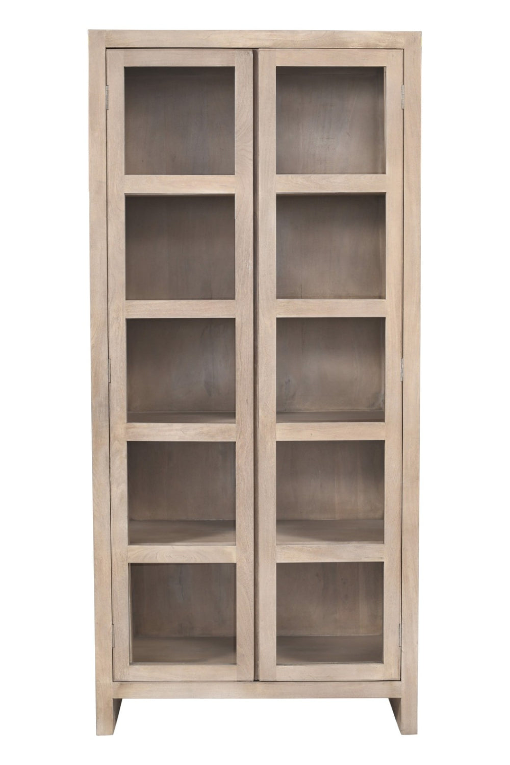 HomeRoots 91" Ivory Distressed Solid Wood Accent Cabinet - Stylish Storage Solution for Dining & Living Spaces 620845