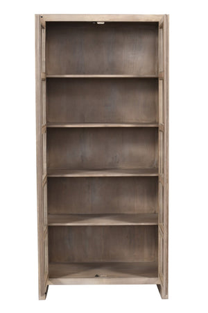 HomeRoots 91" Ivory Distressed Solid Wood Accent Cabinet - Stylish Storage Solution for Dining & Living Spaces 620845