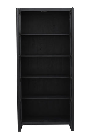 HomeRoots 91" Graphite Distressed Solid Wood Accent Cabinet - Elegant Storage Solution for Modern Spaces 620846