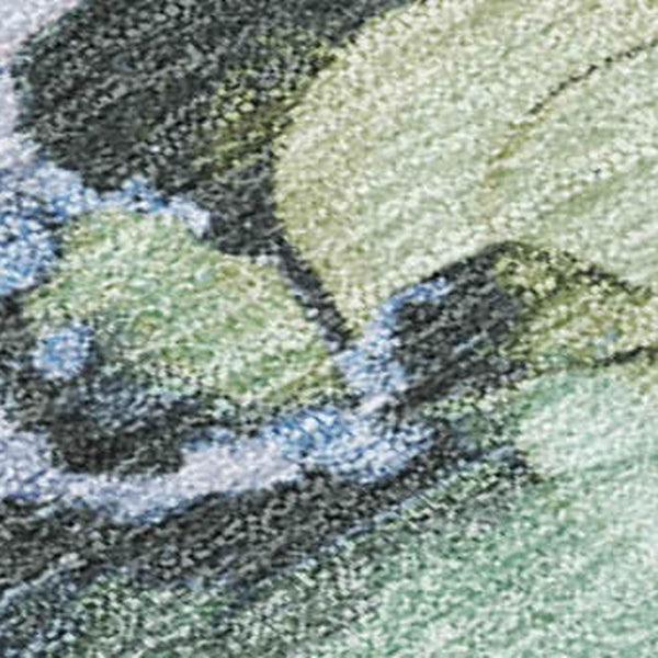HomeRoots 10' X 14' Abstract Artichoke Green & Lavender Washable Area Rug - Indoor/Outdoor, Stain Resistant, Stylish! 620857