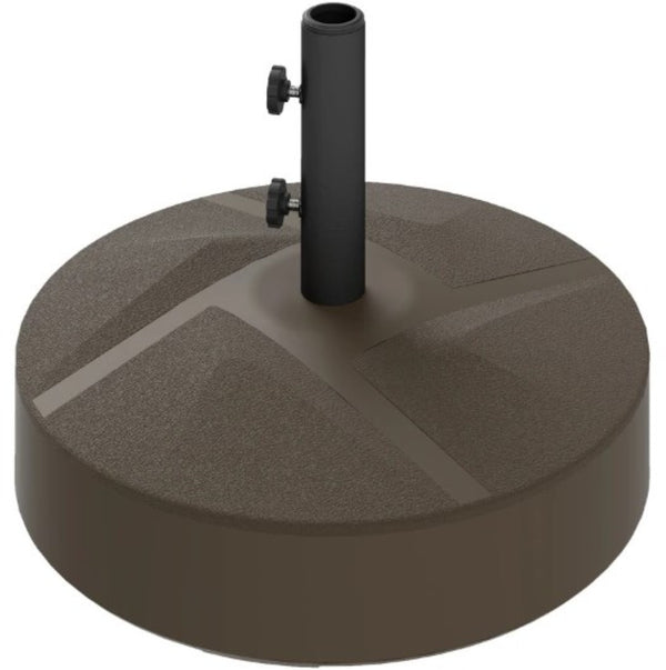 English Elm Holder Hdpe Fillable Patio Umbrella Base with Dual Knobs for Secure Outdoor Anchoring T3971P425830
