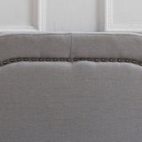 Christopher Knight Home® - Noble House - Bellagio Light Grey Fabric Queen/ Full Headboard