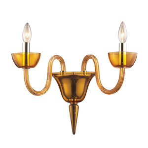 Vidriana 16'' High 2-Light Sconce - Polished Chrome 6210/2 Elk Lighting