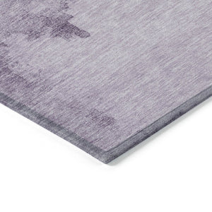 HomeRoots 5' X 8' Lavender & Lilac Abstract Area Rug - Stylish, Washable, Indoor/Outdoor, Durable Design for Any Space 621117