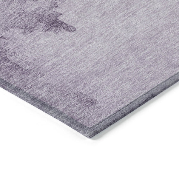 HomeRoots 5' X 8' Lavender & Lilac Abstract Area Rug - Stylish, Washable, Indoor/Outdoor, Durable Design for Any Space 621117