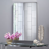 Christopher Knight Home® - Noble House - Serafina Glam Brick Patterned Wall Mirror