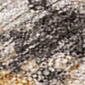 HomeRoots 9' X 12' Beige Charcoal Gold Floral Washable Area Rug - Durable, Stylish, Indoor/Outdoor Essential! 621212