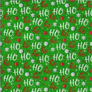 HomeRoots 5' X 8' Ho Ho Ho Festive Area Rug - Durable Indoor & Outdoor, Machine Washable, Stylish & Practical 621245