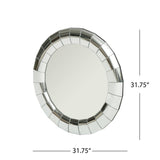 Christopher Knight Home® - Noble House - Malina Glam Circular Wall Mirror