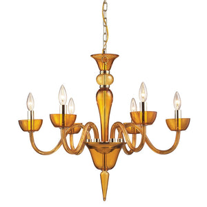 Vidriana 28'' Wide 6-Light Chandelier - Polished Chrome 6212/6 Elk Lighting