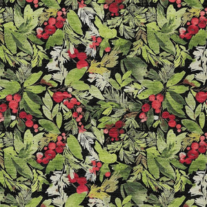 HomeRoots 9' X 12' Washable Area Rug with Striking Botanical Leaves Design for Indoor/Outdoor Use, Durable & Stylish 621422