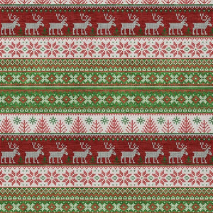 HomeRoots 8' X 10' Washable Indoor Outdoor Area Rug with Deer Motif - Durable, Stylish, and Easy Care Solution! 621451