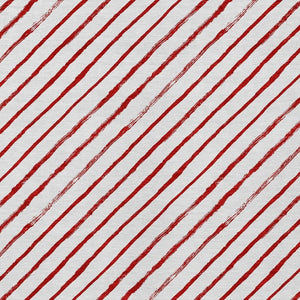 HomeRoots 5' Washable Red and White Striped Area Rug for Indoor and Outdoor Use - Durable, Stylish, Easy Care! 621497