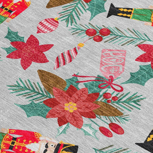 HomeRoots 9' Floral Washable Area Rug for Indoor & Outdoor Use - Durable, Stylish, Stain-Resistant Design! 621596