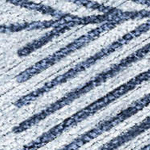 HomeRoots 8' Indoor Outdoor Sky Blue, Navy & Ivory Snowflake Area Rug - Durable, Washable & Stylish Décor 621649