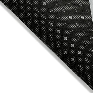 HomeRoots 5' Stylish Gray, Black & Ivory Plaid Washable Area Rug – Perfect for Indoor & Outdoor Spaces! 621671