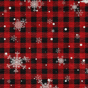 HomeRoots 8' X 10' Plaid Area Rug - Red, Black & Ivory - Durable, Washable Indoor/Outdoor Rug for Any Space 621679