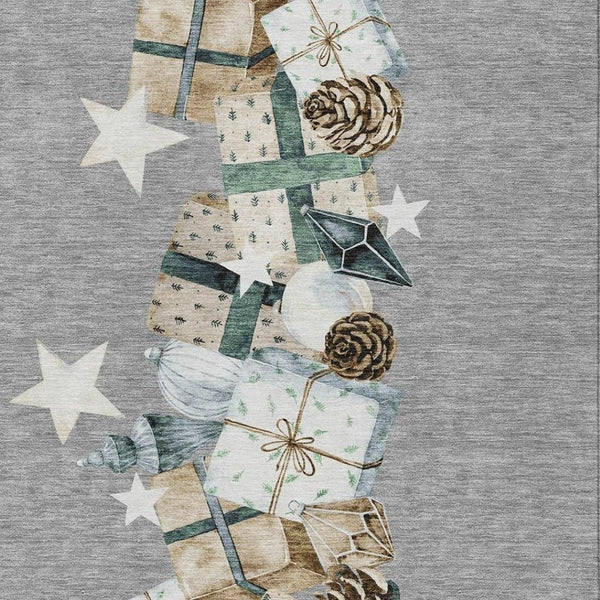 HomeRoots 10' Washable Indoor Outdoor Area Rug in Gray Beige Ivory Taupe - Durable, Stylish & Versatile Design 621717